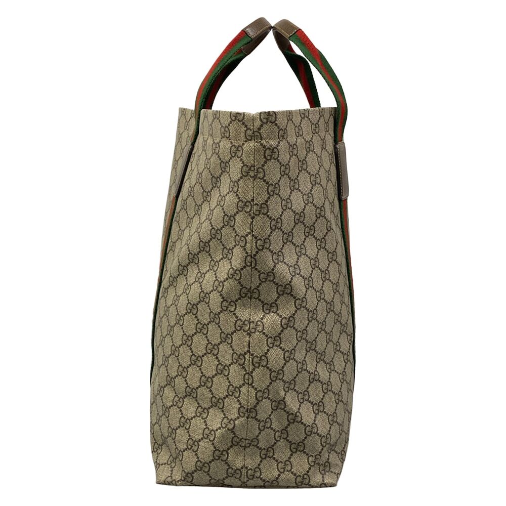 Gucci GG Tender medium tote bag Tote Bag 763287 Gray Dark Brown Multi - Picture 4 of 15